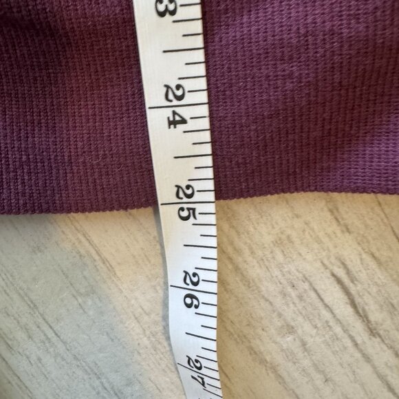 Athletic Works Womens Crew Neck Sweatshirt L (12-14) Burgundy Cotton Blend Casua - Picture 5 of 6